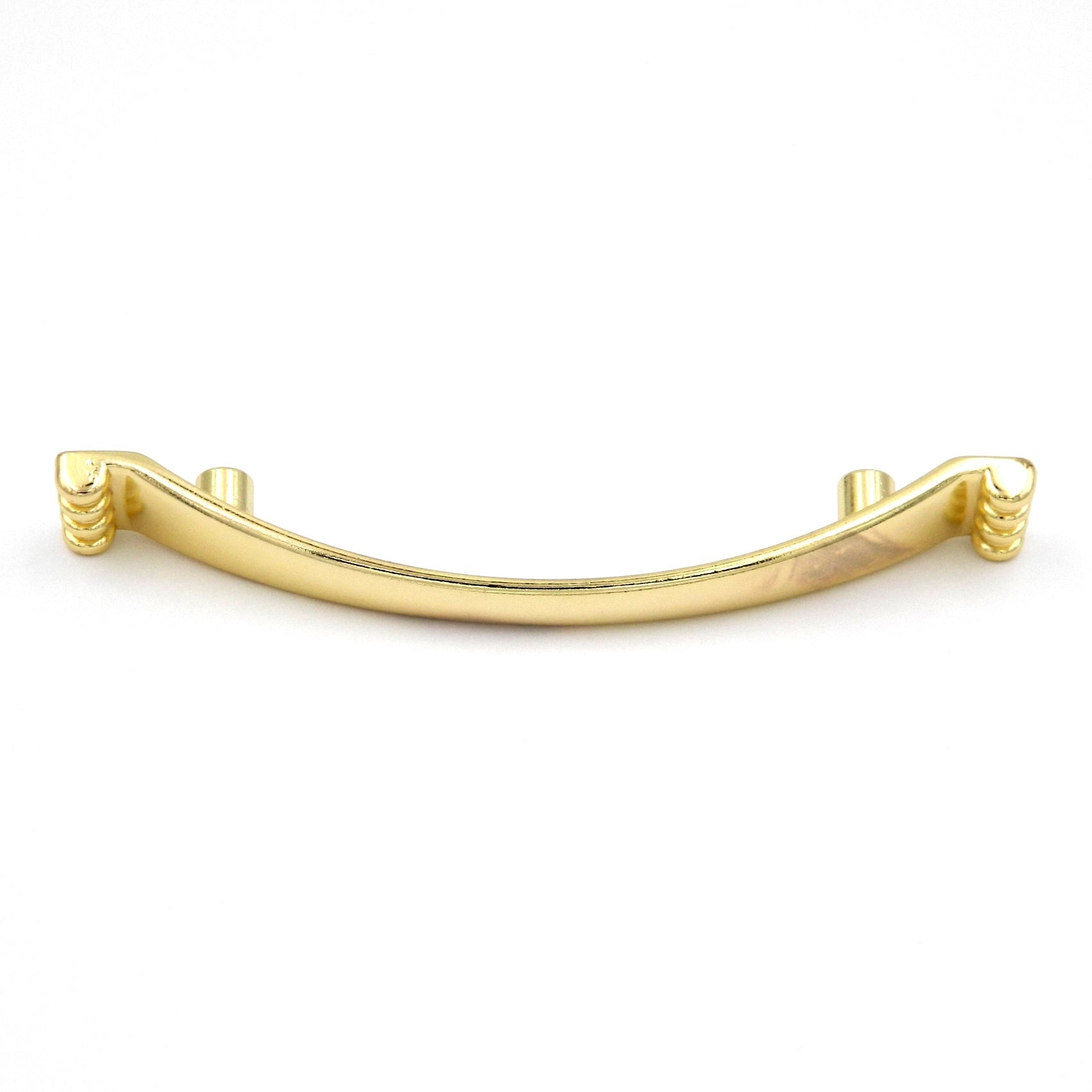 Paquete de 20 tiradores de gabinete de arco de latón pulido de 3 "cc Hickory Conquest P14461-3