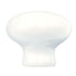 Hickory Hardware Conquest 1 1/8" White Mushroom Porcelain Cabinet Knob P14630-W
