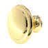 Belwith Conquest Polished Brass 1 1/2" Round Cabinet Knob 