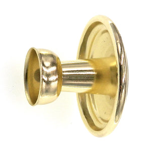 Belwith Conquest Polished Brass 1 1/2" Round Cabinet Knob 