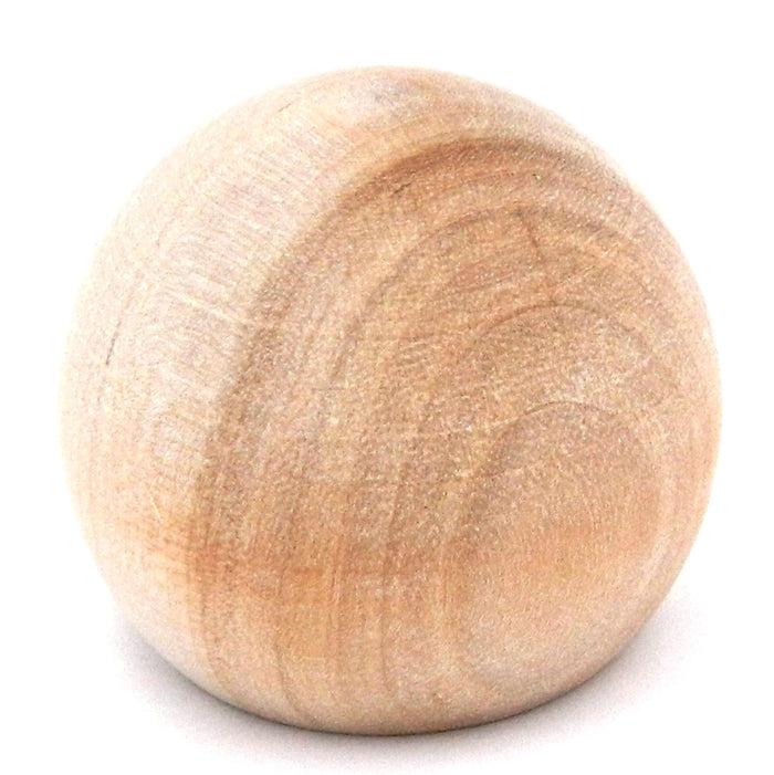 Belwith 2 Pack Natural Woodcraft 1 1/2" Round Ball Knob Unfinished Wood P181-UW