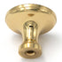 Belwith Hickory Annapolis 1 1/4" latón pulido redondo latón macizo perilla de gabinete P2