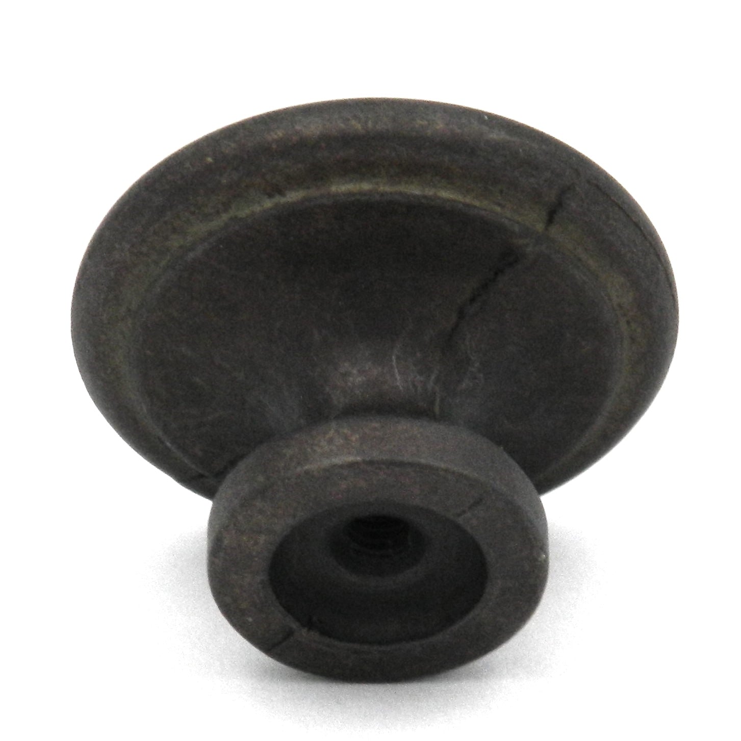 Hickory Hardware Manchester Biscayne Antique 1 3/8" Ridged Cabinet Knob Pull P2011-BYA