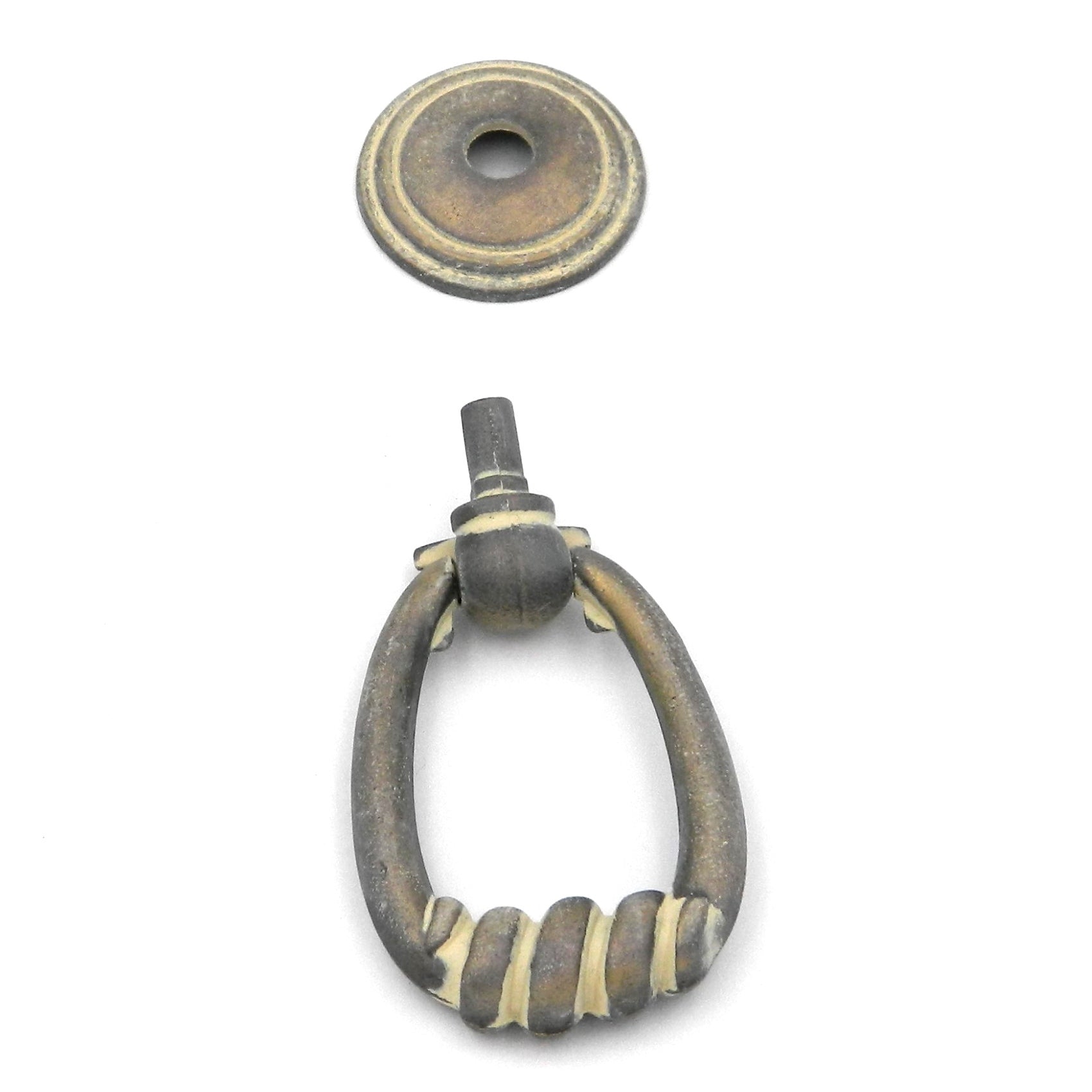 Hickory Hardware Manchester Blonde Antique 2 1/8" Furniture Ring Pull P2014-BOA