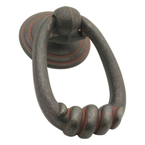 Hickory Hardware Manchester Rustic Iron 2 1/8" Cabinet Ring P2014-RI