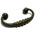 Hickory Hardware Manchester Rustic Iron P2022-RI Tirador de fianza para gabinete con bucle giratorio de 3 "cc