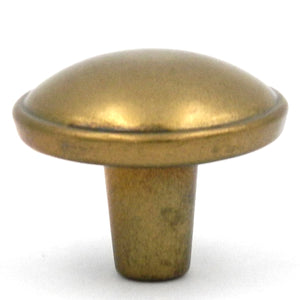 Hickory Hardware Cavalier Lancaster Hand Polished Brass Round Dome 1 1/8" Cabinet Knob P205-LP