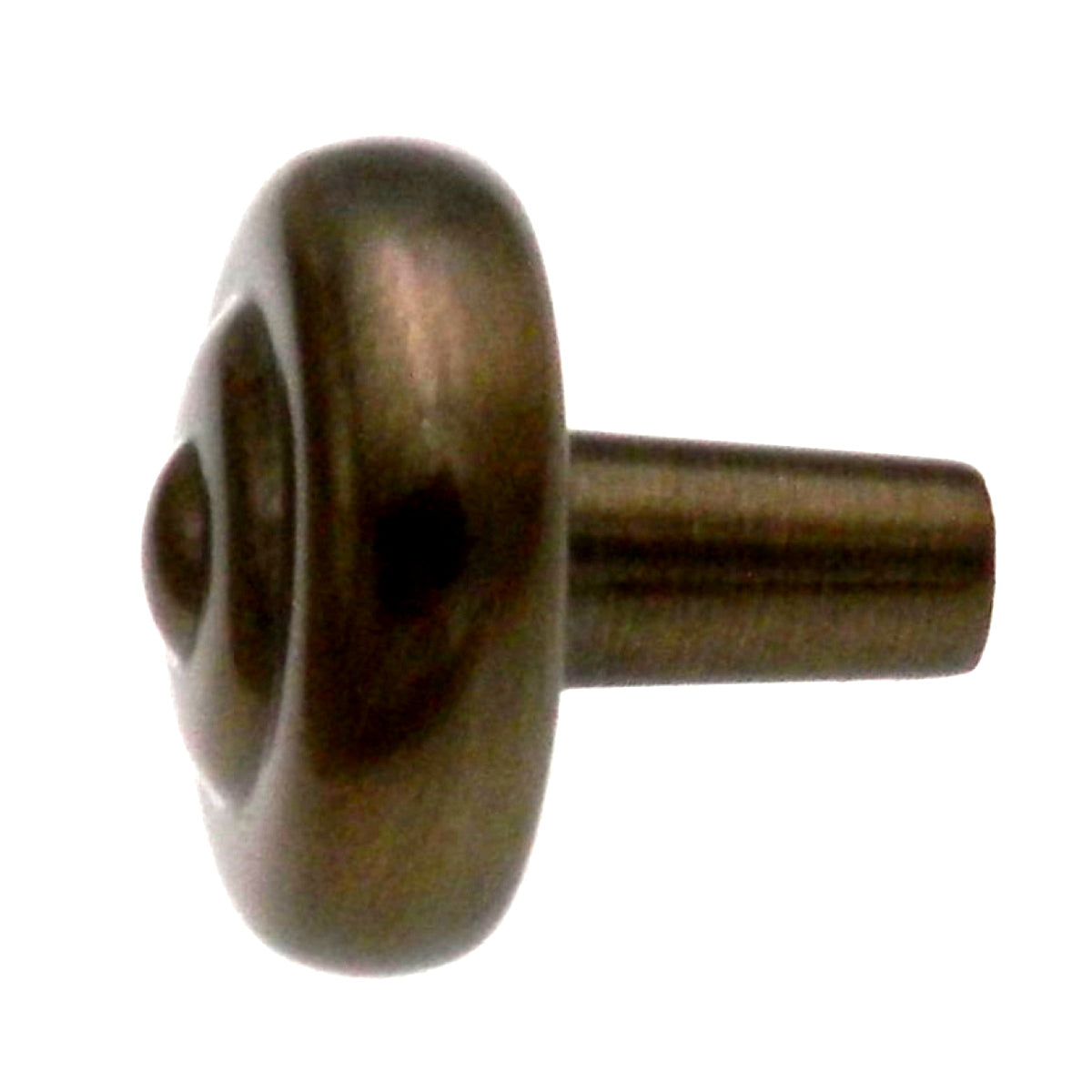 Paquete de 25 perillas redondas de gabinete de bronce satinado Eclipse de Hickory Hardware de 1 1/8" P206-SBZ