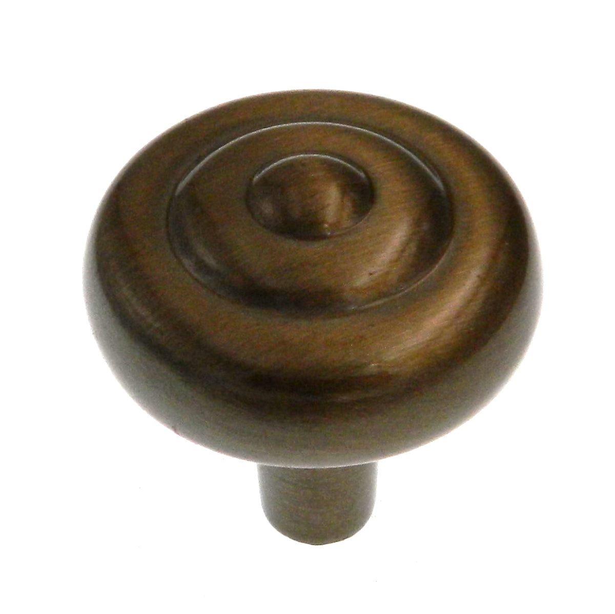 Paquete de 25 perillas redondas de gabinete de bronce satinado Eclipse de Hickory Hardware de 1 1/8" P206-SBZ