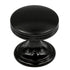 Hickory Hardware American Diner P2140-BLN - Pomo redondo para gabinete (1.0 in, níquel negro)