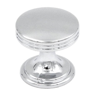 Hickory Hardware American Diner 1" Chrome Round Flat-top Cabinet Knob P2140-CH