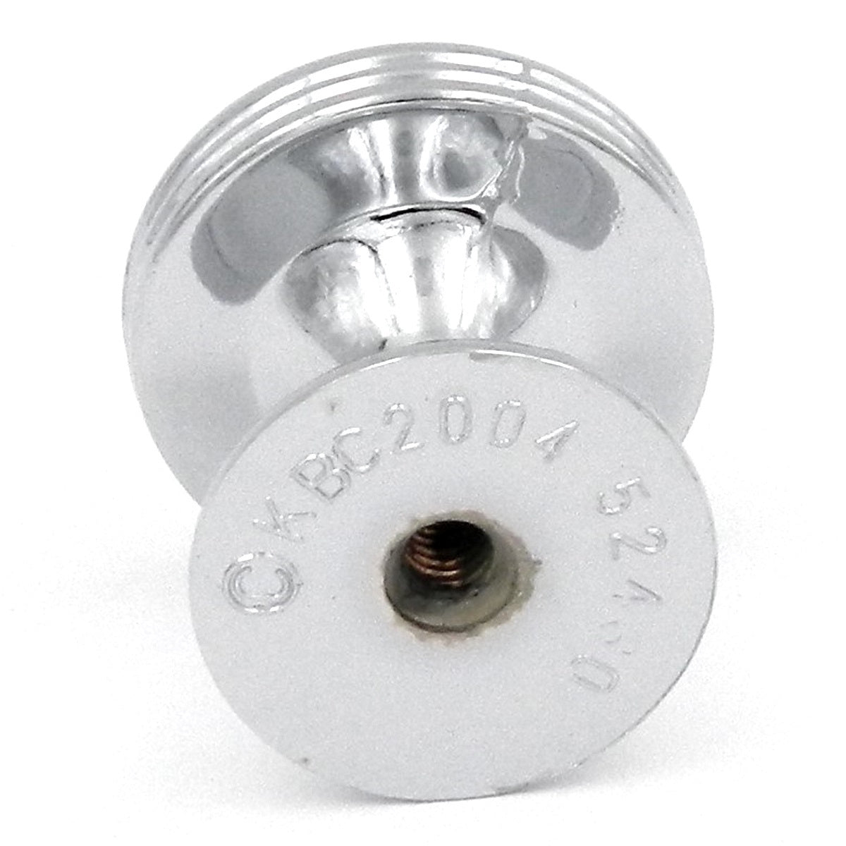 Paquete de 20 perillas de gabinete planas redondas cromadas de 1 pulgada American Diner de Hickory Hardware P2140-CH