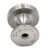 10 Pack Hickory Hardware American Diner 1" Stainless Steel Round Flat-top Cabinet Knob P2140-SS