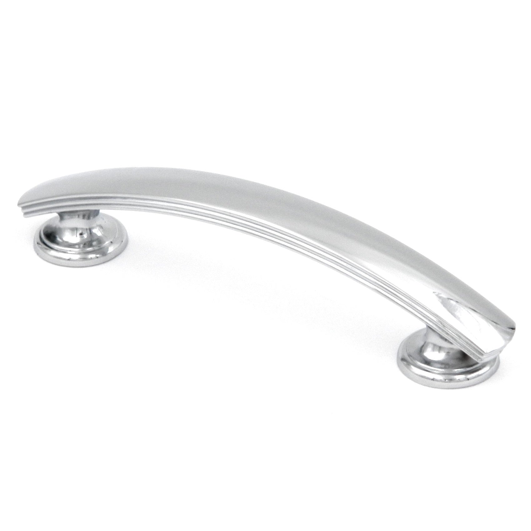 10 Pack Hickory American Diner P2141-CH Chrome 3 3/4" (96mm)cc Smooth Cabinet Handle Pull