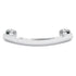 Hickory American Diner P2141-CH Tirador de manija de gabinete liso cromado de 3 3/4" (96 mm) cc