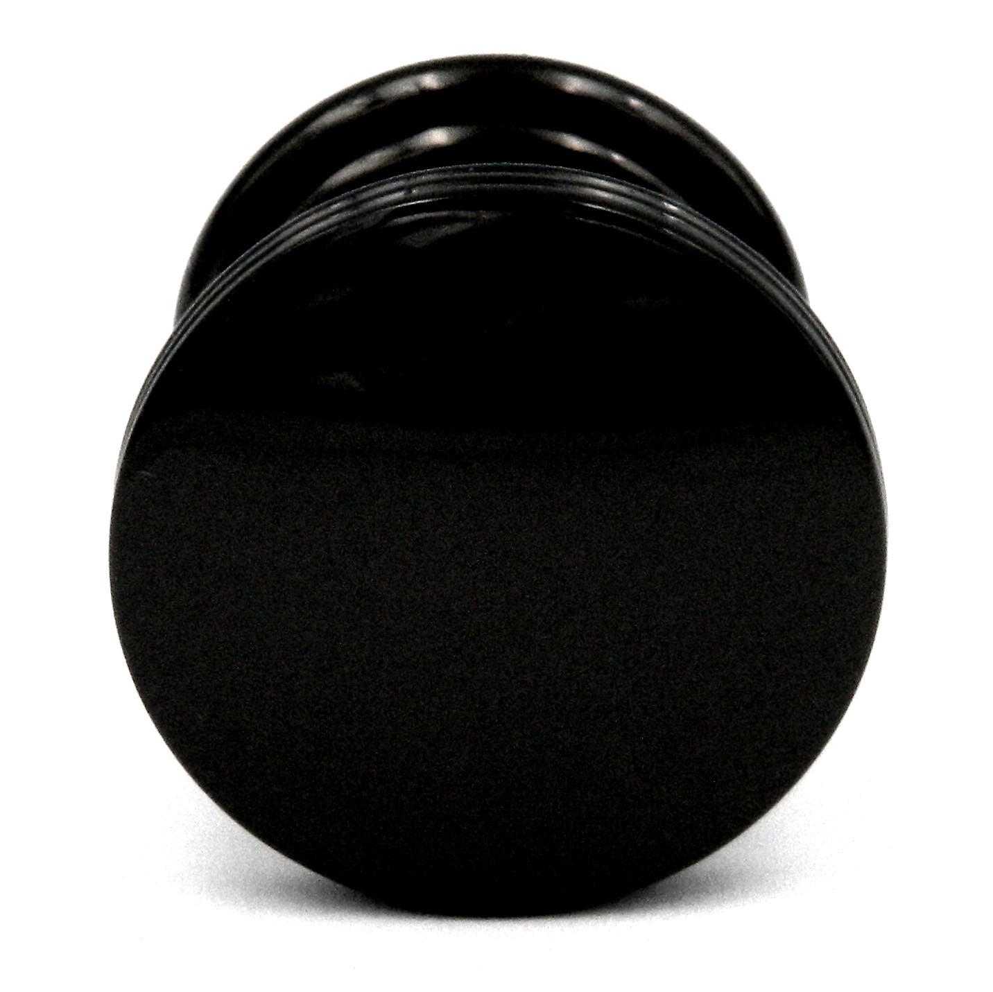 10 Pack Hickory Hardware American Diner 1 3/8" Black Nickel Round Flat-top Cabinet Knob P2142-BLN