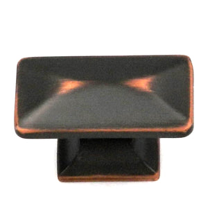 Hickory Hardware Bungalow Oil-Rubbed Bronze Highlighted 1 1/4" Cabinet Knob Pull P2150-OBH