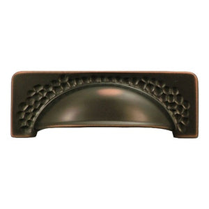 Hickory Hardware Craftsman Oil-Rubbed Bronze P2174-OBH 3 3/4" (96mm)cc Rustic Cabinet Bar Pull