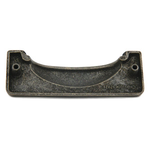 Hickory Hardware Craftsman Windover Antique 3 3/4" (96mm)cc Rustic Drawer Cup Pull P2174-WOA