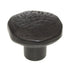 Hickory Hardware Gladstone 1 1/2" Hammered Cabinet Knob Black Iron P2182-BI