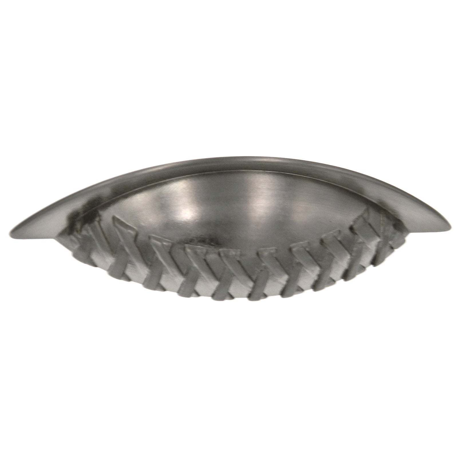 Escaparate de níquel satinado cepillado para gabinete o cajón de muebles, tirador de taza de 3 "cc P2203-BSN