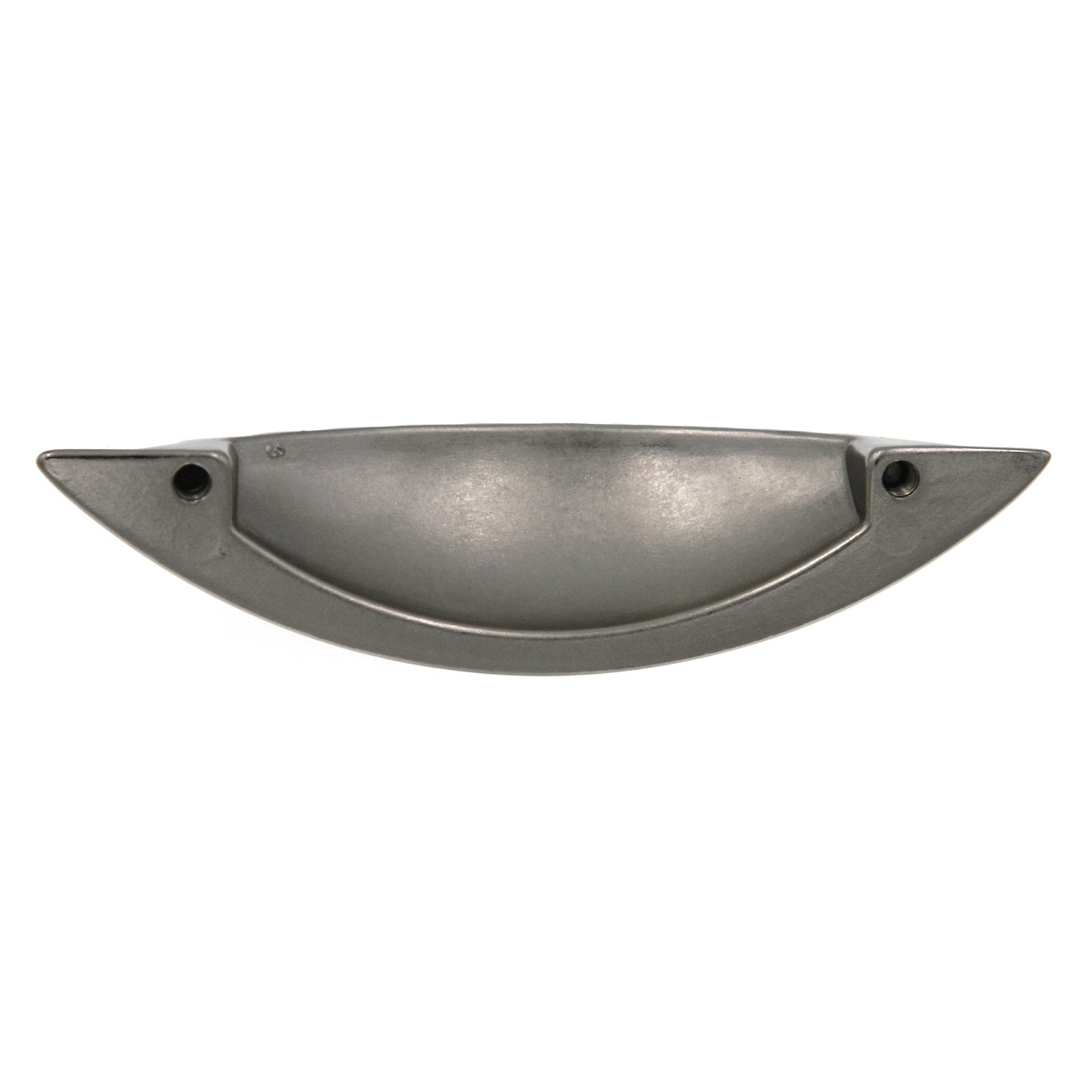 Escaparate de níquel satinado cepillado para gabinete o cajón de muebles, tirador de taza de 3 "cc P2203-BSN