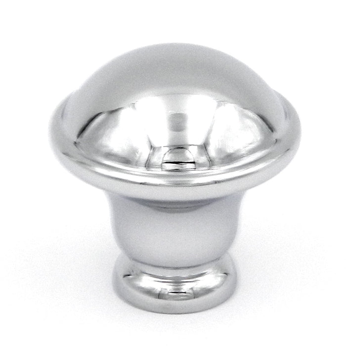 10 Pack Hickory Hardware Savoy 1 1/4" Chrome Round Smooth Dome Cabinet Knob P2243-CH