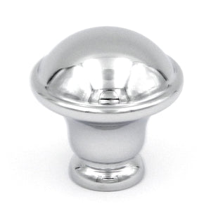 20 Pack Hickory Hardware Savoy 1 1/4" Chrome Round Smooth Dome Cabinet Knob P2243-CH