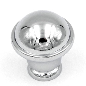 20 Pack Hickory Hardware Savoy 1" Chrome Round Smooth Dome Cabinet Knob P2246-CH
