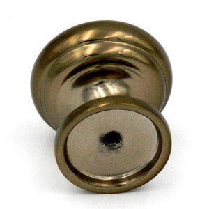10 Pack Hickory Hardware Zephyr 1 1/4" Venetian Bronze Round Ringed Dome Cabinet Knob P2283-VBZ