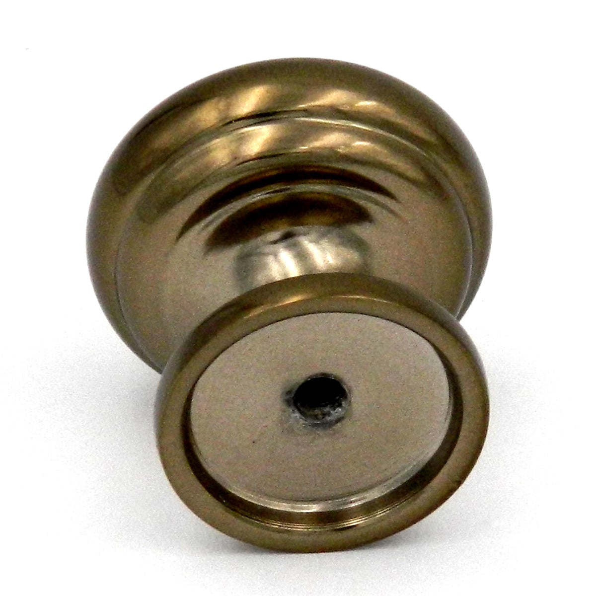 Hickory Hardware Zephyr 1 1/4" Venetian Bronze Round Ringed Dome Cabinet Knob P2283-VBZ