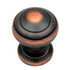 20 Pack Hickory Hardware Zephyr 1" Oil Rubbed Bronze Round Ringed Dome Cabinet Knob P2286-OBH