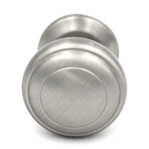 20 Pack Hickory Hardware Zephyr 1" Satin Nickel Round Ringed Dome Cabinet Knob P2286-SN