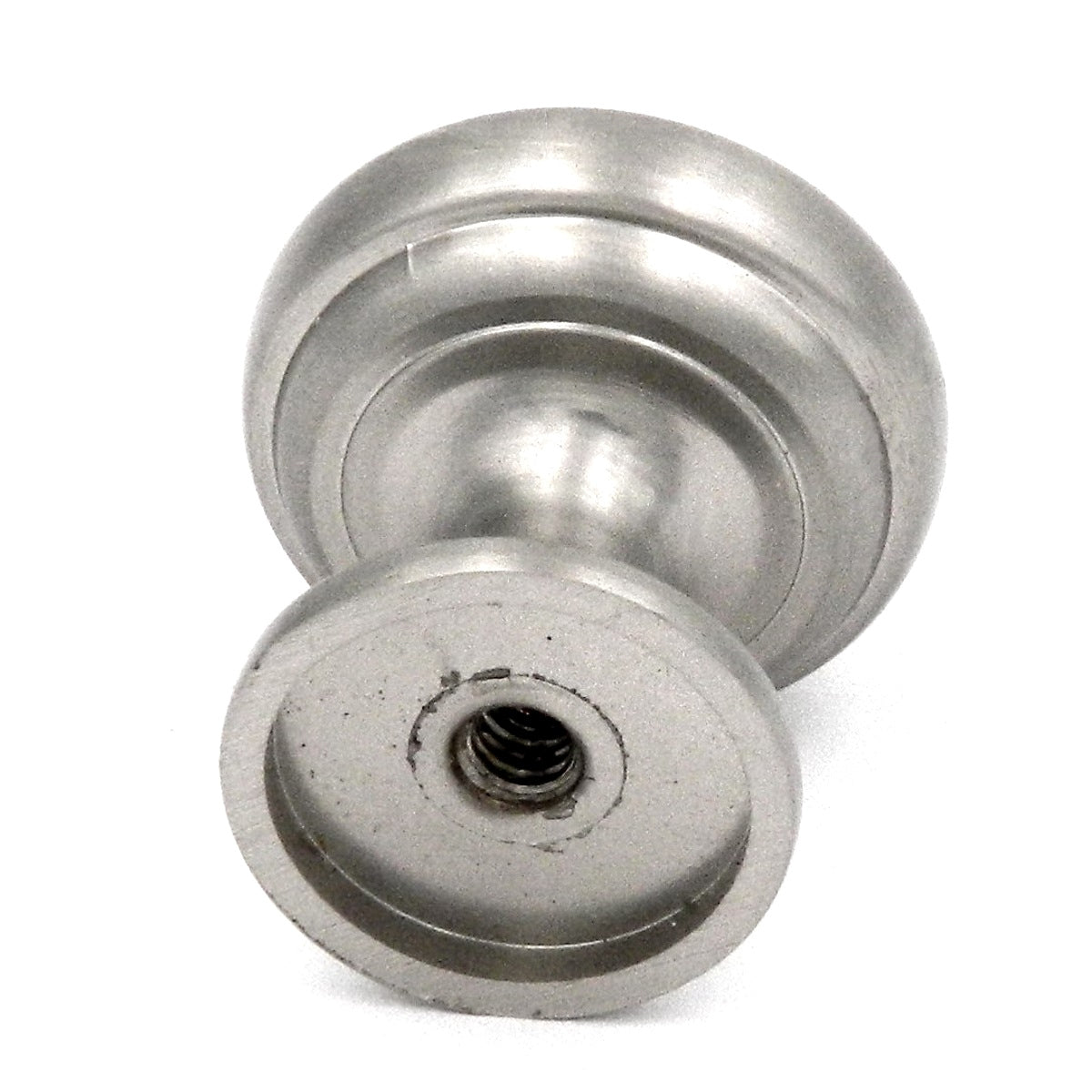 Hickory Hardware Zephyr P2286-SN - Pomo redondo para gabinete (níquel satinado, 1.0 in)
