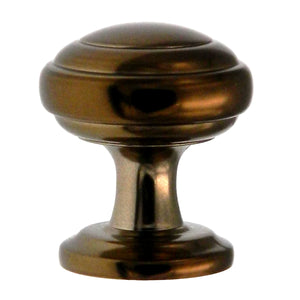 20 Pack Hickory Hardware Zephyr 1" Venetian Bronze Round Ringed Dome Cabinet Knob P2286-VBZ