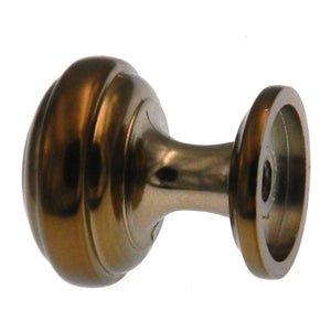Paquete de 10 perillas para gabinete de cúpula con anillos redondos de bronce veneciano Zephyr de Hickory Hardware P2286-VBZ de 1 pulgada