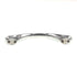 Brainerd Polished Chrome 3" or 3 3/4" (96mm) Ctr. Dotted Cabinet Pull P23932W-PC