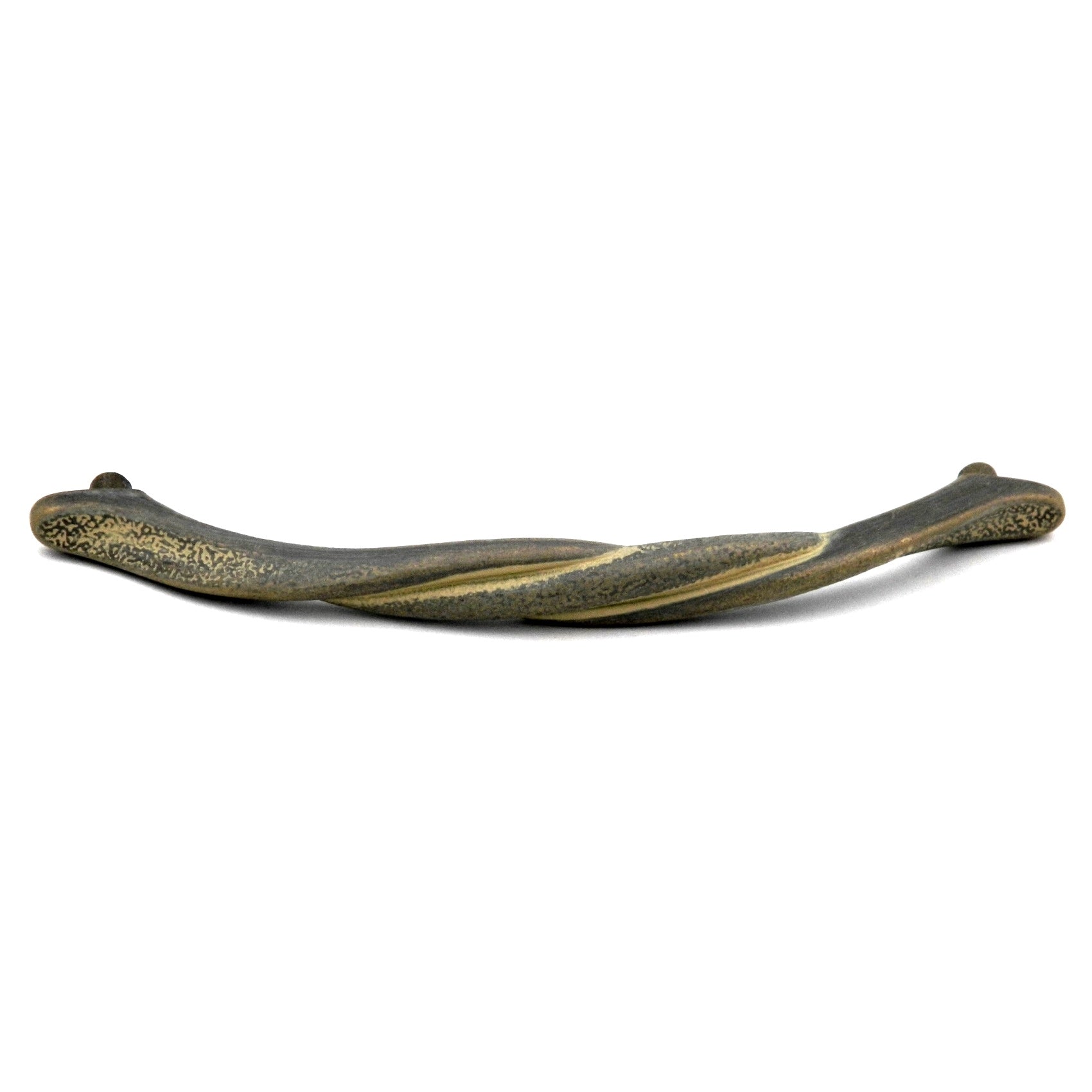 Paquete de 10 tiradores de manija de gabinete Hickory Harlequin P2422-BOA rubio antiguo de 5 "(128 mm) cc
