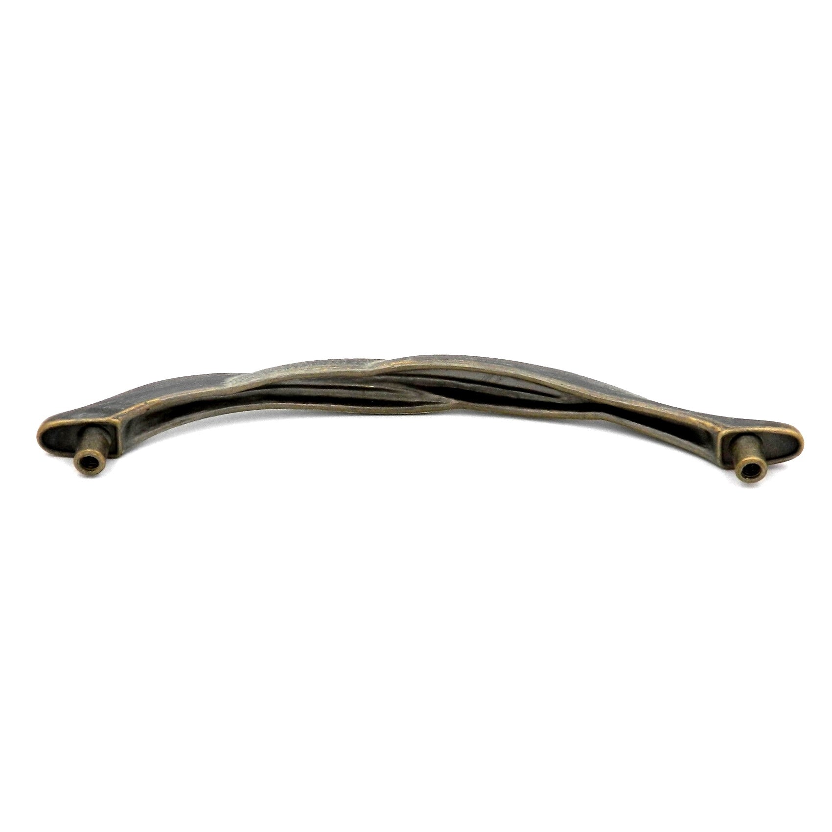 Paquete de 10 tiradores de manija de gabinete Hickory Harlequin P2422-BOA rubio antiguo de 5 "(128 mm) cc