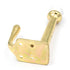 Hickory Polished Brass Wall, Stall Door Stop Robe, Purse Hook P27125-PB, 10 Pack