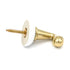 Hickory Hardware P27130-PB - Ganchos de porcelana para bata o abrigo de porcelana de latón pulido