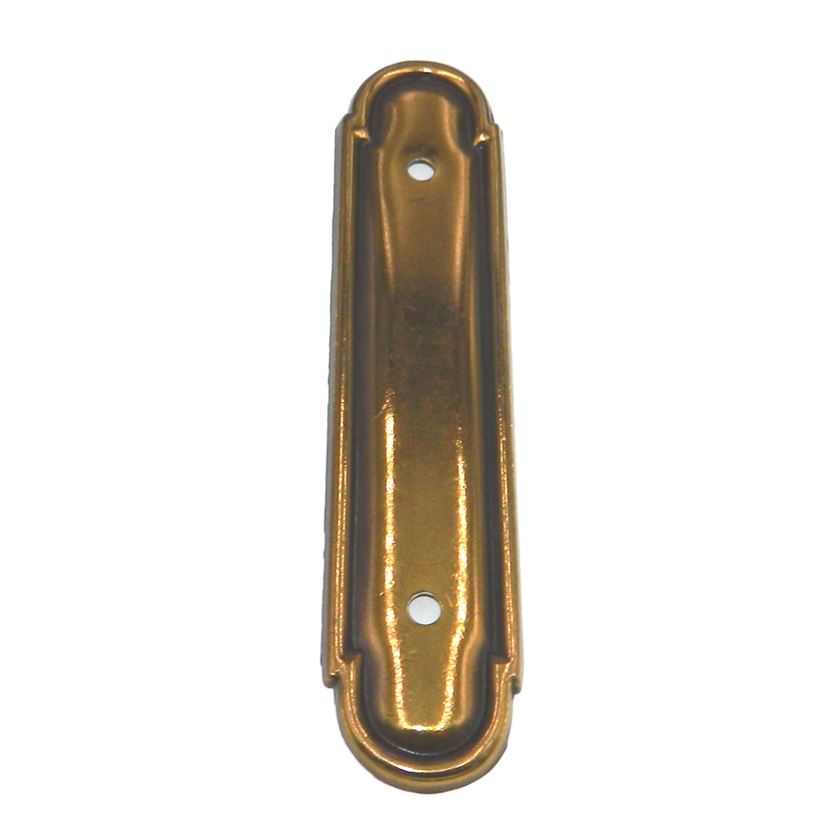 Belwith Products English Cozy Brass 3" Ctr. Cabinet Pull Backplate P273-LP