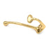 Hickory Hardware P27330 - Ganchos para abrigo y sombrero (latón macizo, latón pulido)