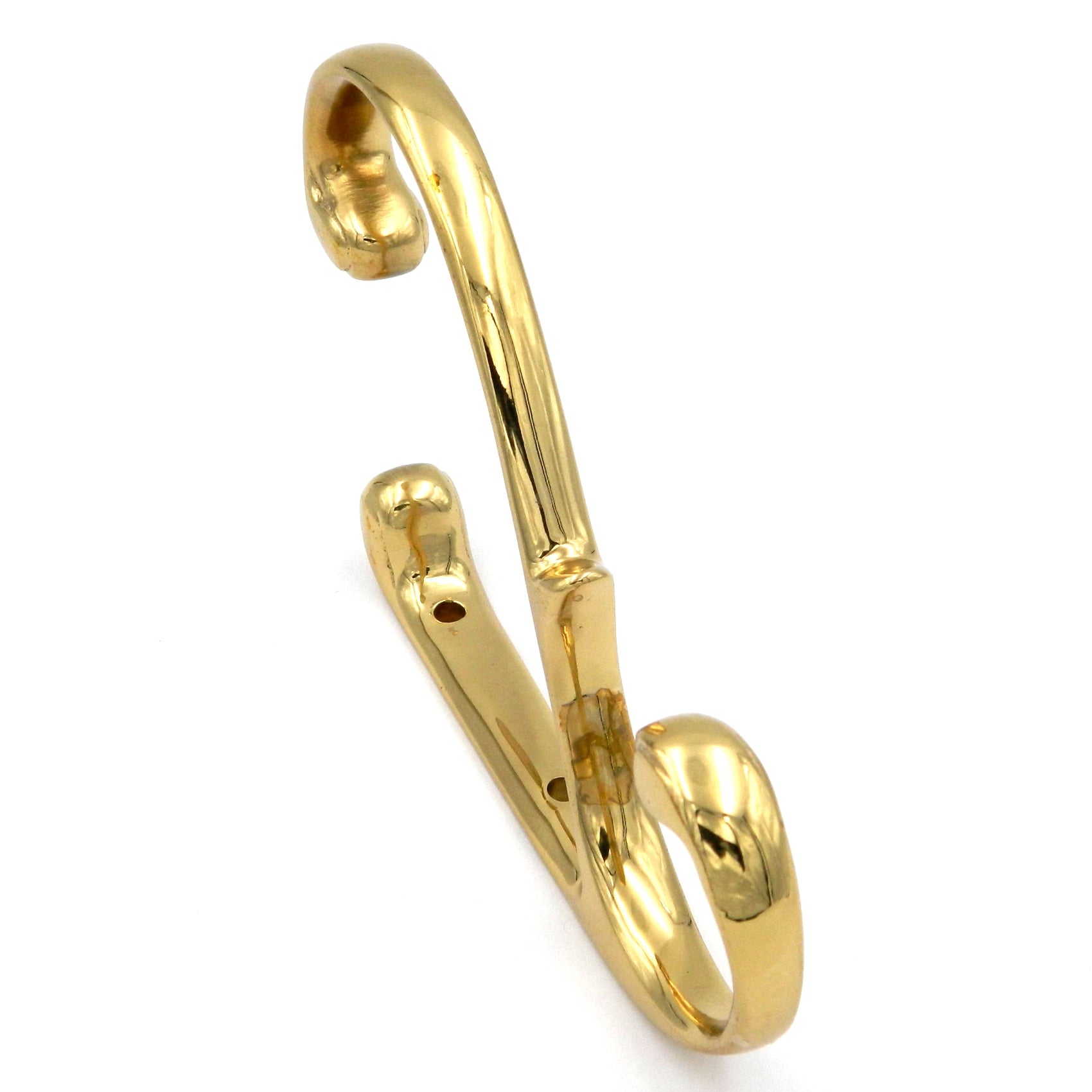 Hickory Hardware P27380 - Ganchos para abrigo y sombrero (latón macizo, latón pulido)