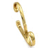 Hickory Hardware P27380 - Ganchos para abrigo y sombrero (latón macizo, latón pulido)