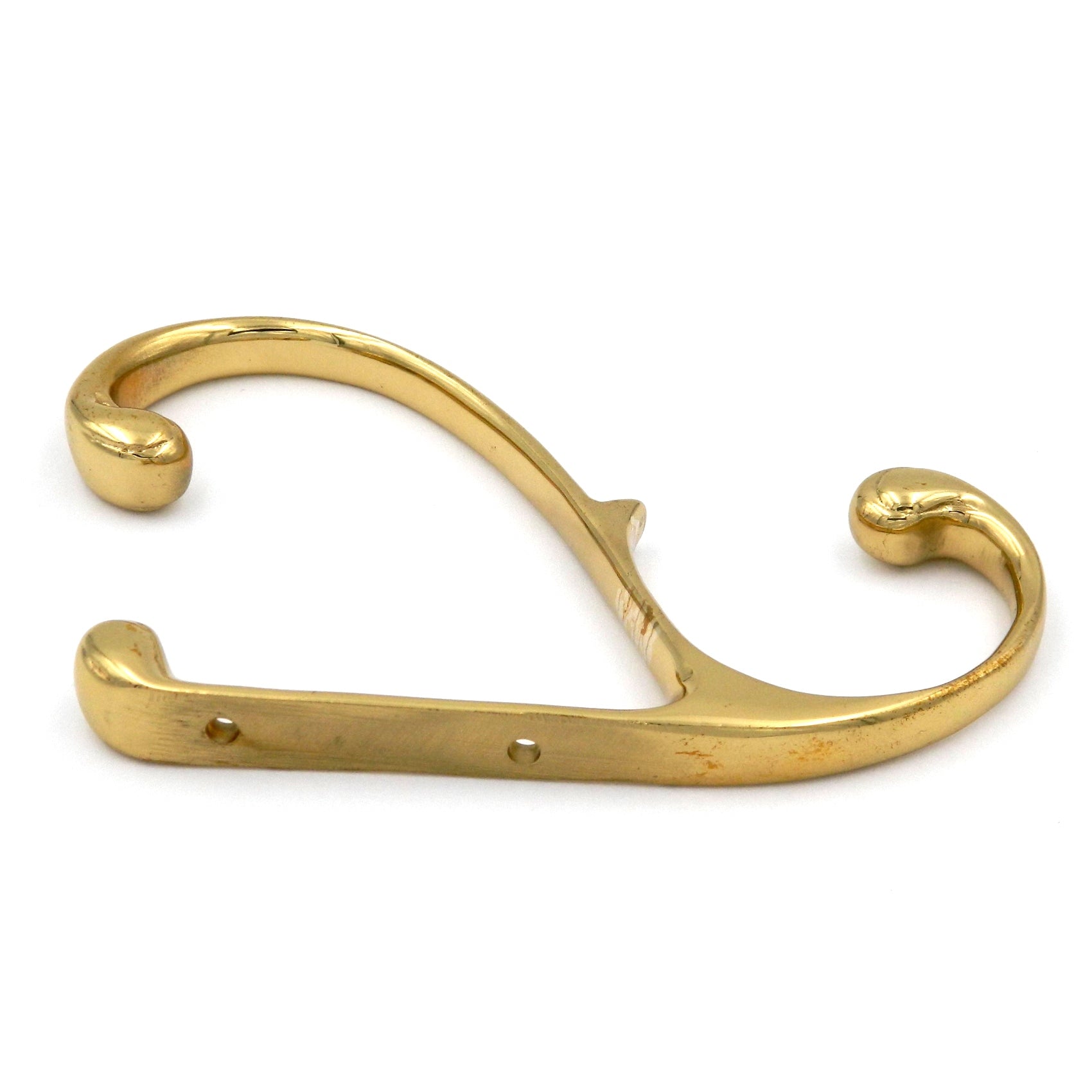 Hickory Hardware P27380 - Ganchos para abrigo y sombrero (latón macizo, latón pulido)