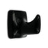 Hickory Hardware Ganchos de porcelana negra P27410-BL Gancho de pared para bata de porcelana