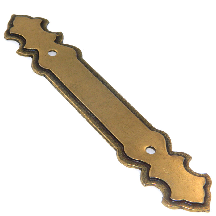 Belwith Hickory Hardware Lancaster Brass Manor House 3"cc Cabinet Pull Backplate P275-LP