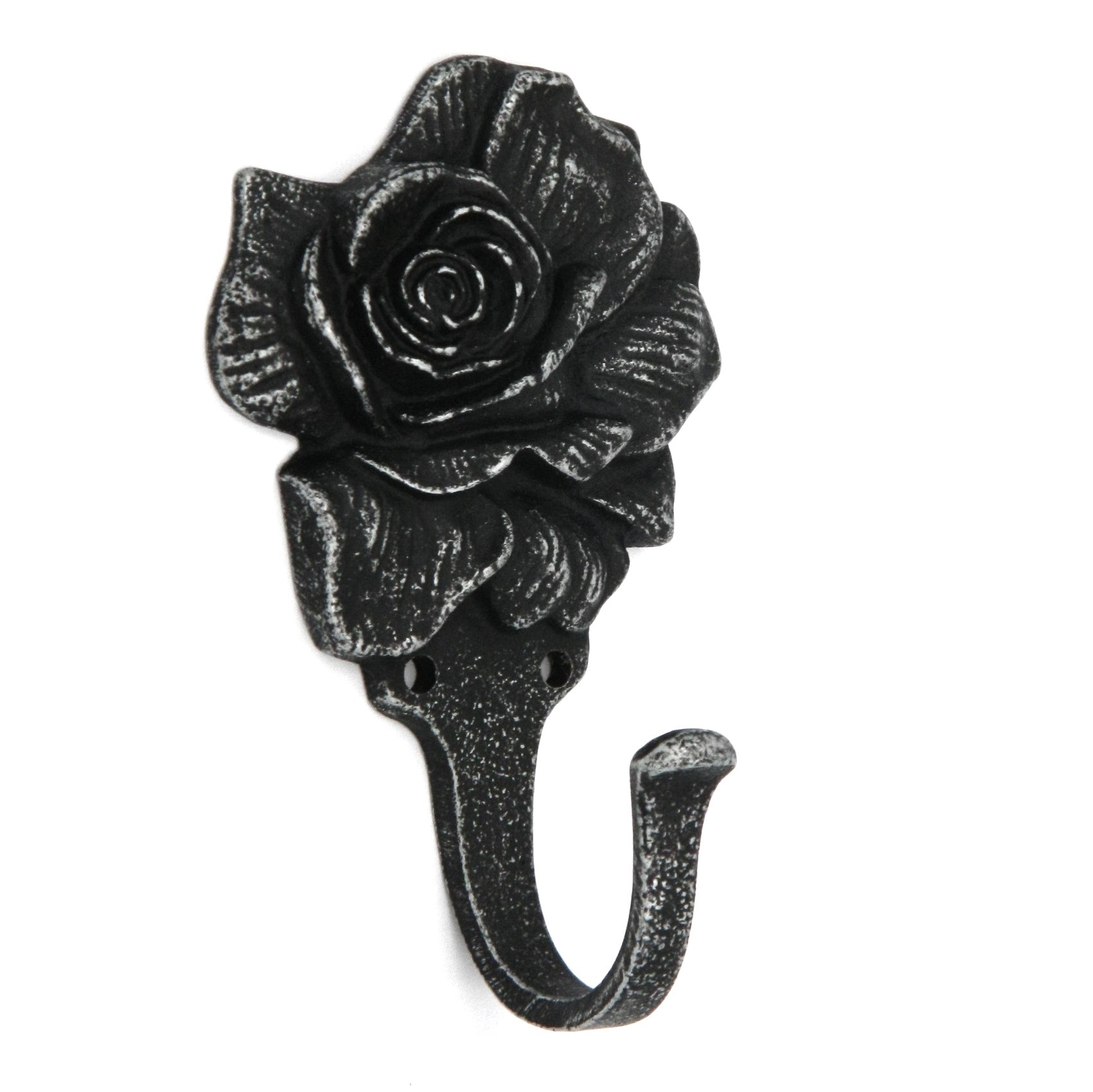 Hickory Hardware Antique Pewter Rose Garden Solid Brass Coat Hook P27701-AP