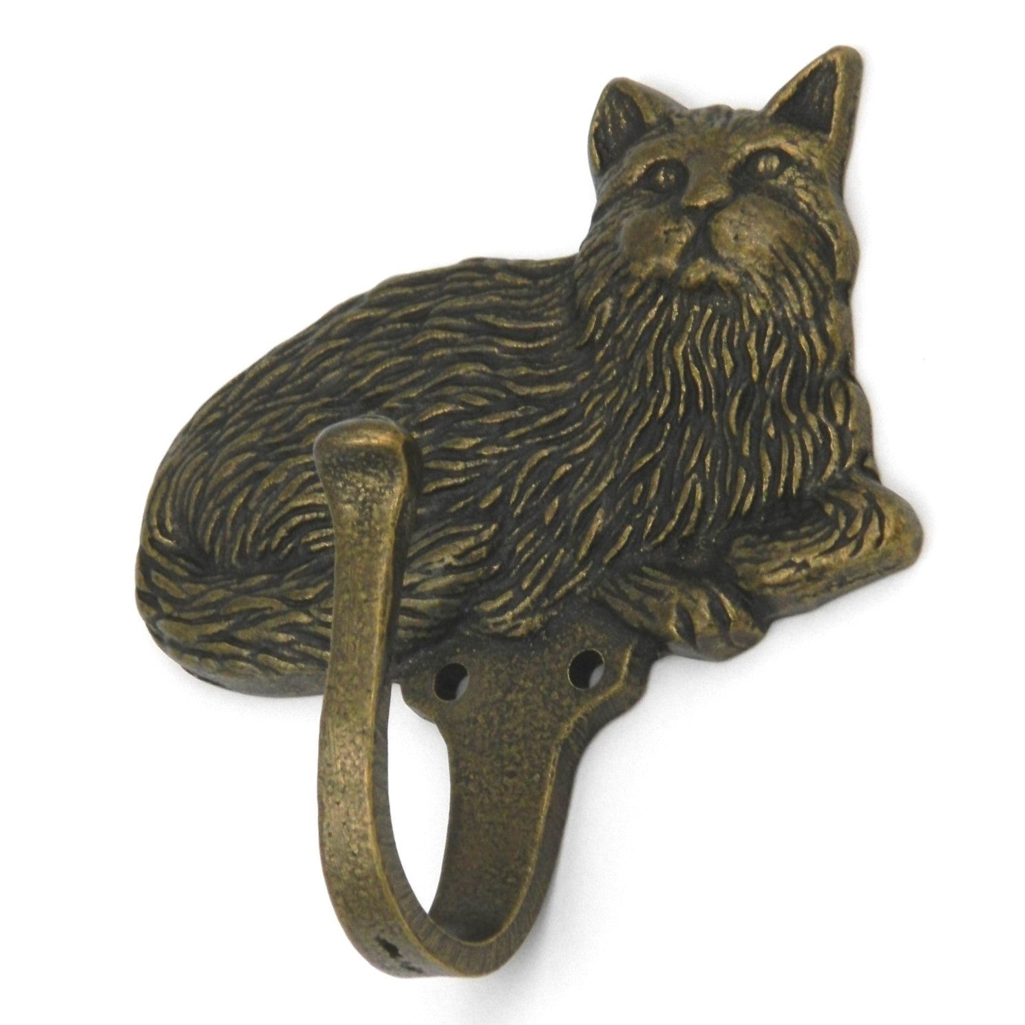 Hickory Hardware P27702-AB - Abrigo o bata de latón macizo envejecido para mascotas